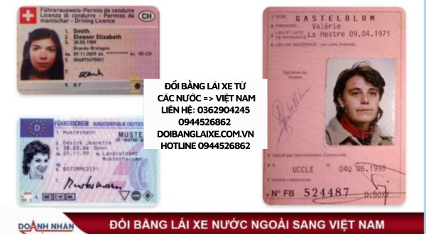 Đổi Bằng Lái Xe Mỹ Sang Việt Nam